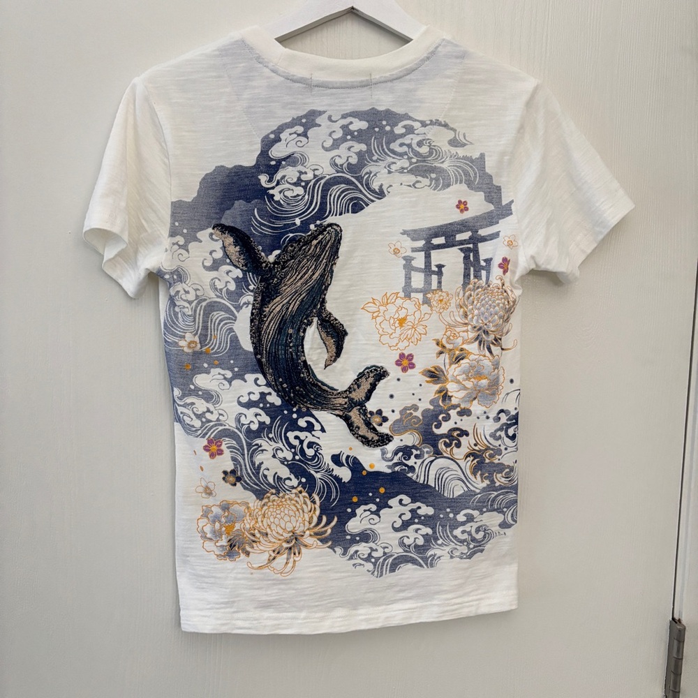 Big Train White Graphic T-Shirt